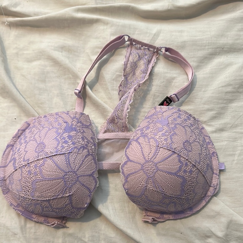 Victoria's Secret Purple Lace T-Shirt Bra